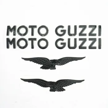 3D Наклейка Moto Guzzi Eagle Черного цвета Мотоцикл Мото Байк Водонепроницаемые 3D наклейки Наклейки