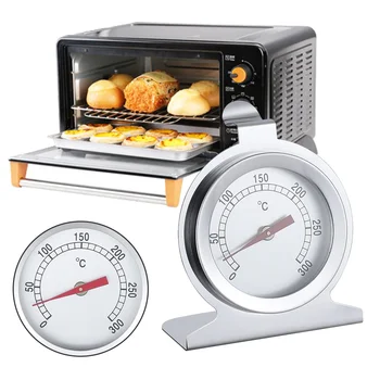 Кухонный термометр 300 градусов Цельсия Плита Нержавеющая Шкала температуры Барбекю Инструменты для выпечки и приготовления пищи Гриль Стальной