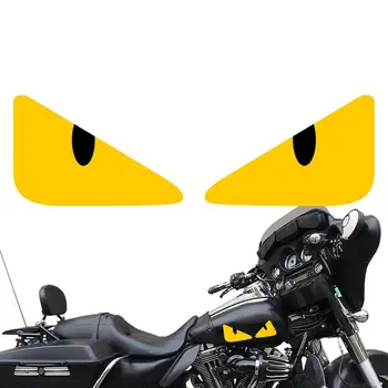 Наклейка на мотоцикл Evil Eyes, защитные клейкие наклейки, водонепроницаемая наклейка-наклейка, прочный клей, легко снимаемый Наклейка на мотоцикл для