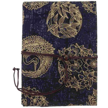 Окрашенная чернилами в синий цвет ткань в стиле пэчворк, Защитная обложка для книг, Декоративные Регулируемые Стильные чехлы для книг, тканевый рукав для любителей шика