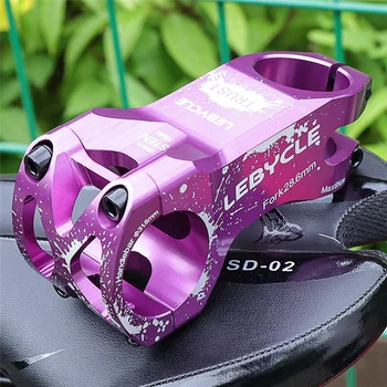 Велосипедная стойка из алюминиевого сплава Lebycle, гоночный велосипед, 32 мм/31,8 мм, велосипедная ручка с ЧПУ, детали для велосипеда MTB, красный