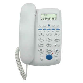 Телефон с большой кнопкой для стационарного телефона Eldly Crystal с дисплеем на столе торговых звонков Вызывающий абонент