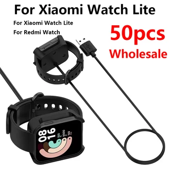 50шт 100 см Usb Зарядное Устройство для Xiaomi Mi Watch Lite/redmi Watch Портативный Высококачественный Кабель Для Быстрой Зарядки с Магнитным Адаптером