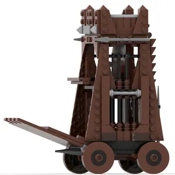 Набор строительных игрушек для средневековой осадной башни, набор игрушек для средневекового замка, 355 шт., MOC