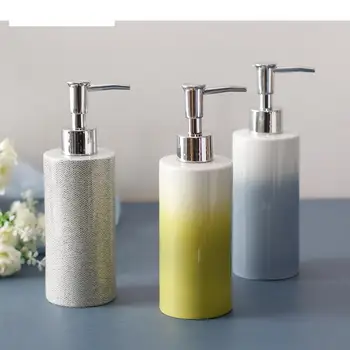 Керамический флакон для шампуня с креативным рисунком, Дозатор жидкого мыла для рук, Флакон для мыла, Портативные Аксессуары для ванной комнаты