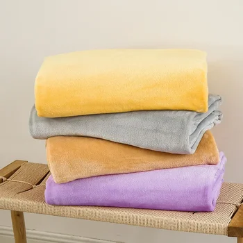 Простое зимнее одеяло, прямоугольное одеяло, двухсторонние товары для дома, прямоугольные мягкие теплые одеяла