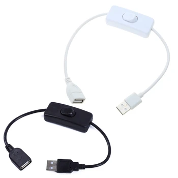 Горячая распродажа Кабель-адаптер USB с кабелем включения/выключения для удлинителя линии питания USB-вентилятора USB Прочный 30 см