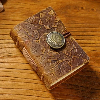 Блокнот Кожаный дневник путешественника Ретро блокнот ручной работы блокноты для записей в путешествиях